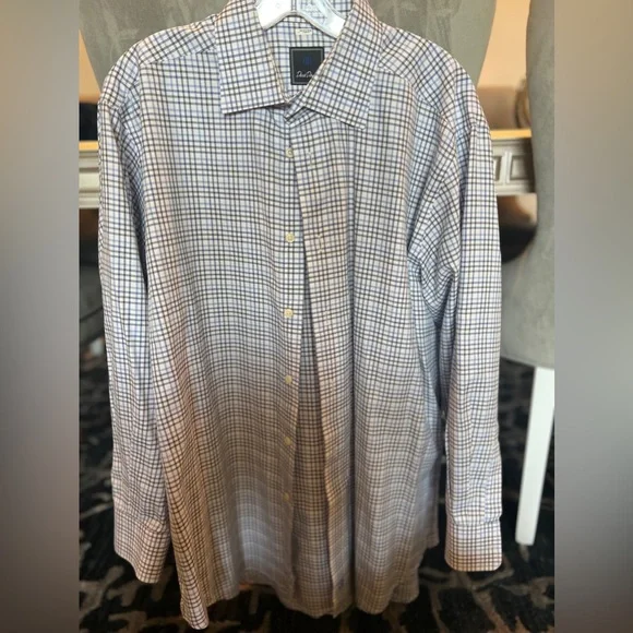 dress shirt fitting guide The Perfect White Shirt in White-William (Full) Fit 18 34/35